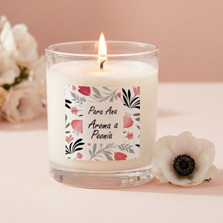 Pegatinas cuadradas spring para poner nombres y decorar