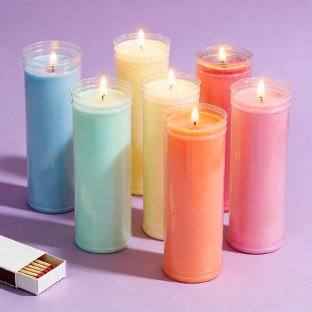 velas litúrgicas de colores