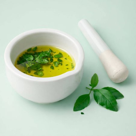 Mortero de porcelana pequeño