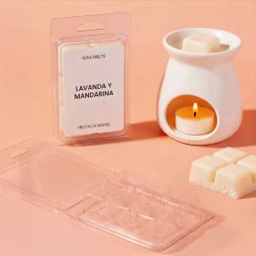 Blister para wax melts 6 cubos