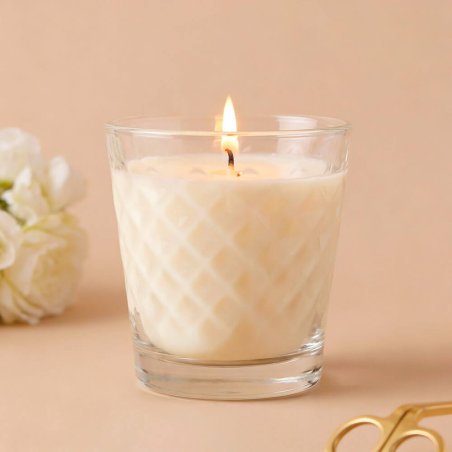 Vaso diamante 280 ml para velas