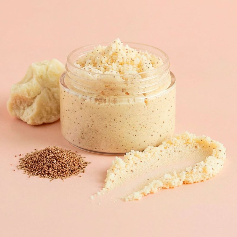 particulas de cascara de karite