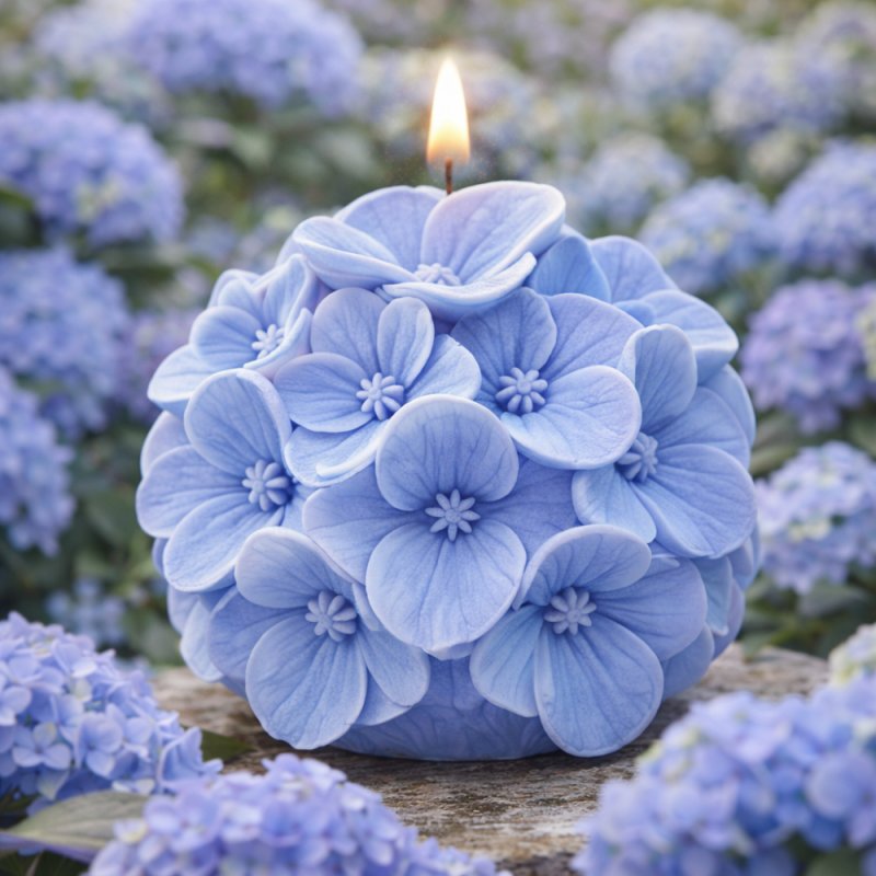 molde velas flores