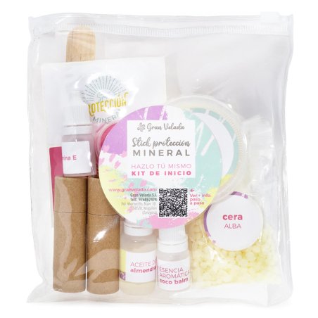 Set stick protección mineral cosmética casera