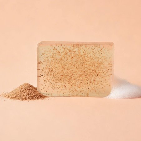 Partículas exfoliantes de huesos  de melocotón 500 micras Para cremas