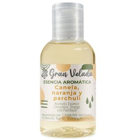 Essence aromatique de cannelle, orange et patchouli