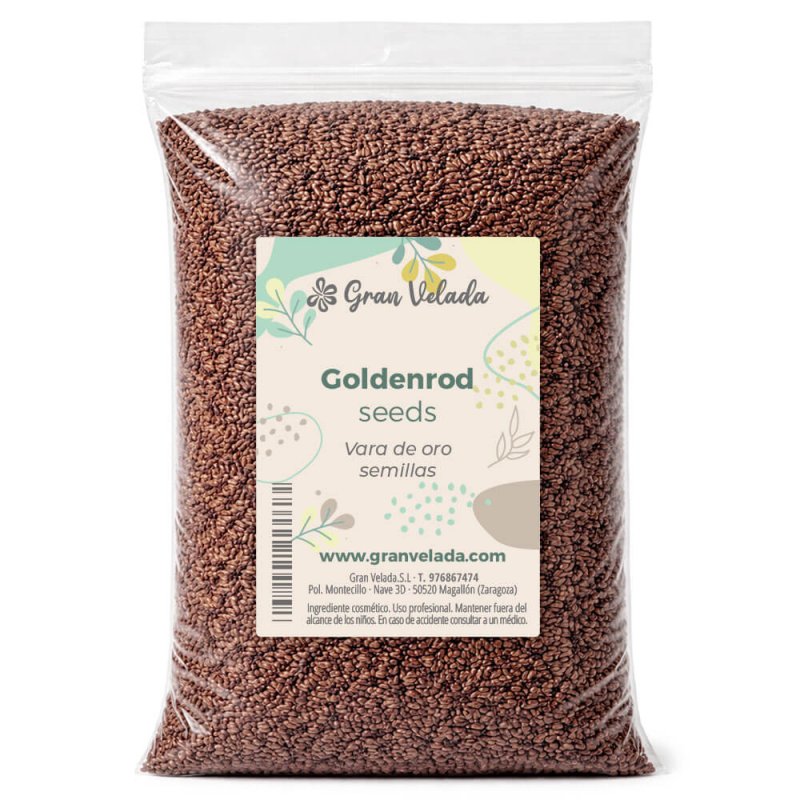 Vara de oro semillas, para cosmetica