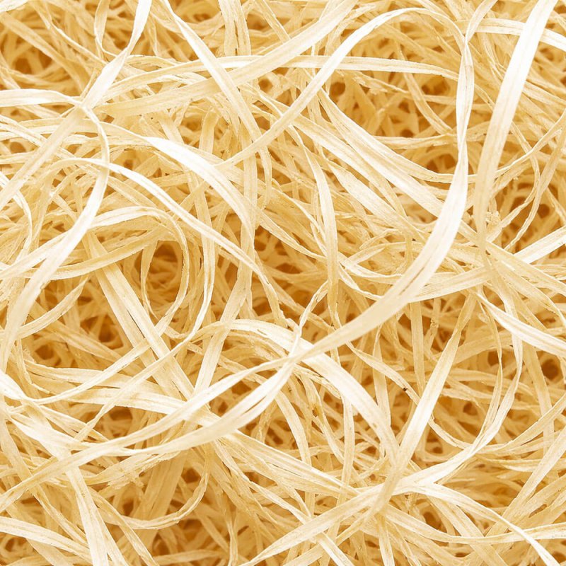 relleno de virutas de madera