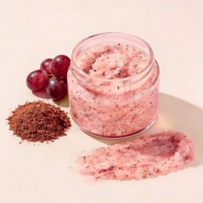 Particules exfoliantes pépins de raisin rouges 300 microns