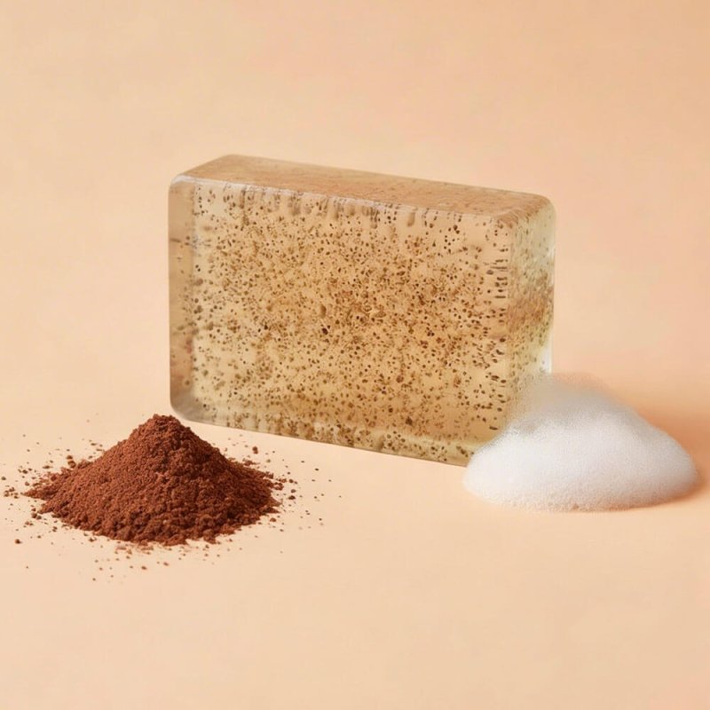 partículas exfoliantes, de uva tinta, para cosmeticos