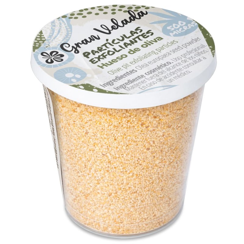 Particulas exfoliantes hueso de oliva 500 micras