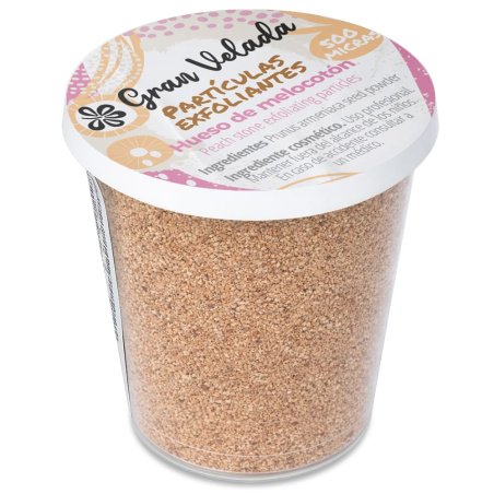 Particulas exfoliantes hueso de melocoton