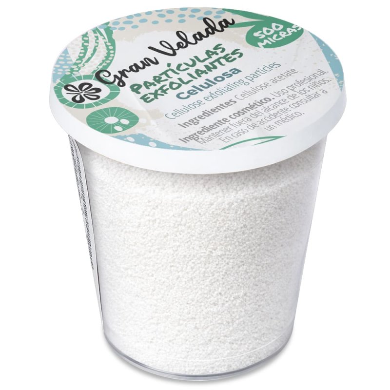 Particulas exfoliantes de celulosa