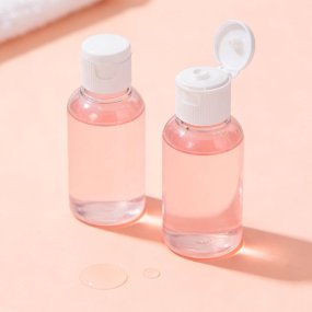 Botella 50 ml PET tapon bisagra