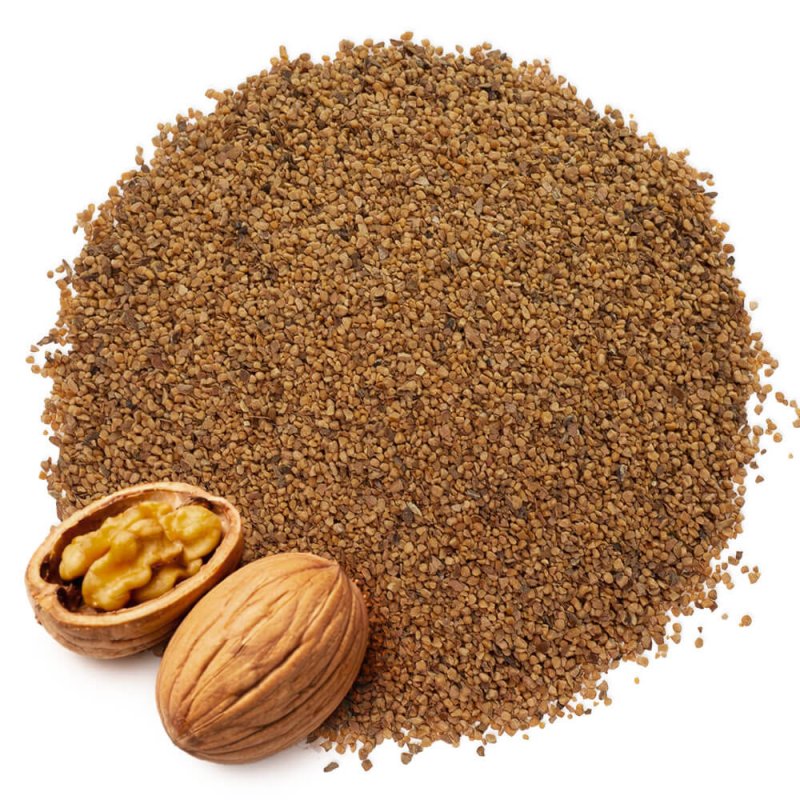 Particulas exfoliantes cascara de nuez