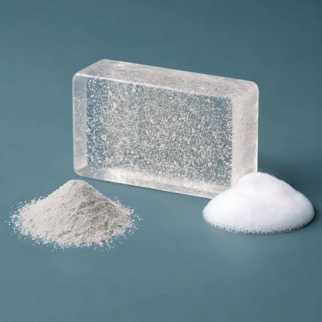 Particulas exfoliantes de piedra pomez 400 micras para jabon