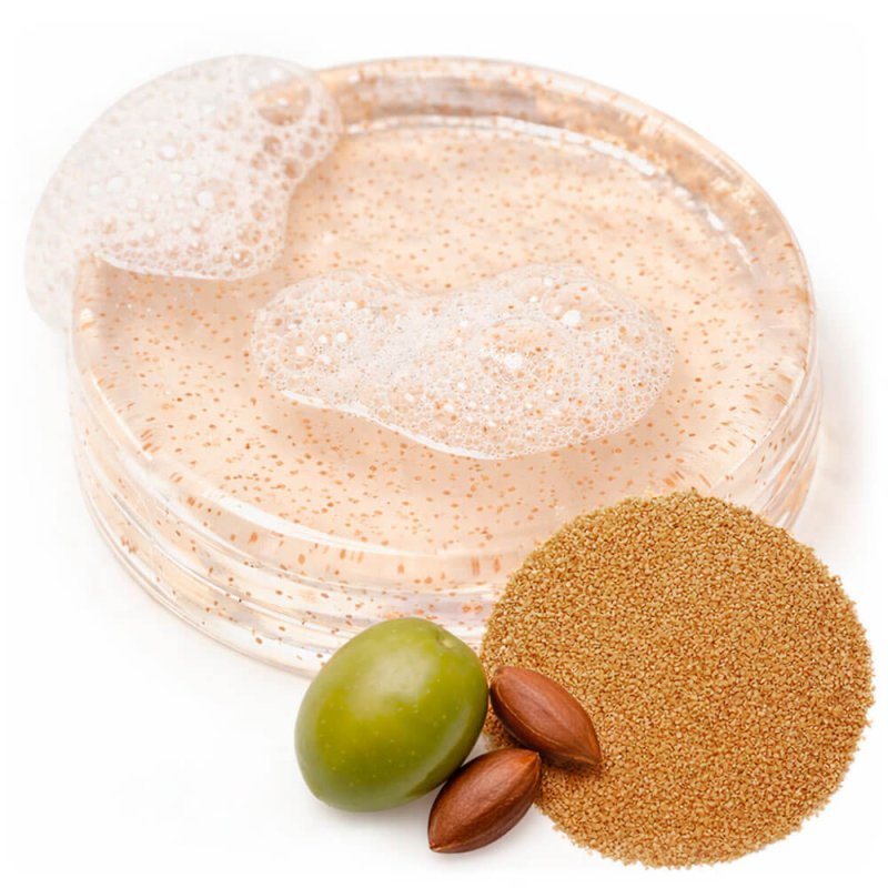 Particulas exfoliantes hueso de oliva 250 micras