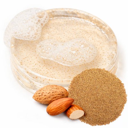 Partículas exfoliantes de cáscara de almendra 250 micras