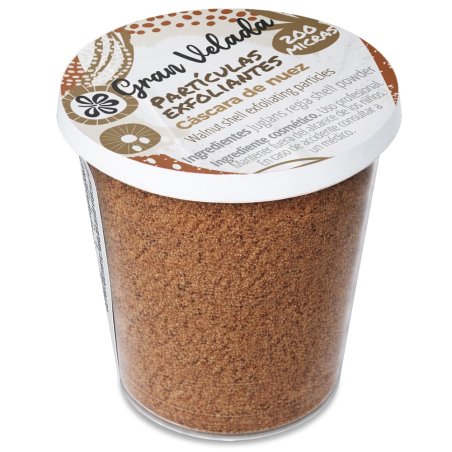 Particulas exfoliantes cascara de nuez de 200 micras