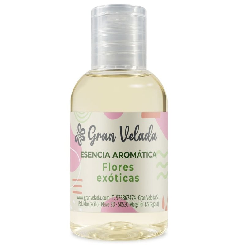 Esencia aromática de flores exóticas