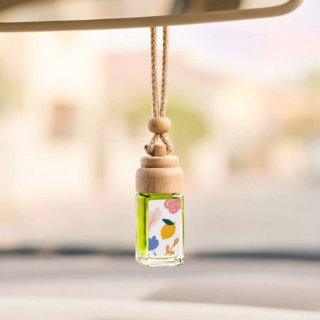 Pegatinas decorativas para ambientador de coche primaveral