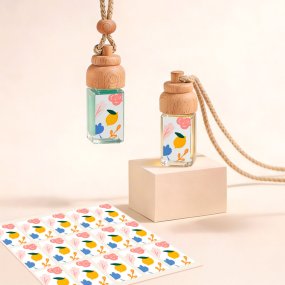 Adesivos primavera para ambientador de carro