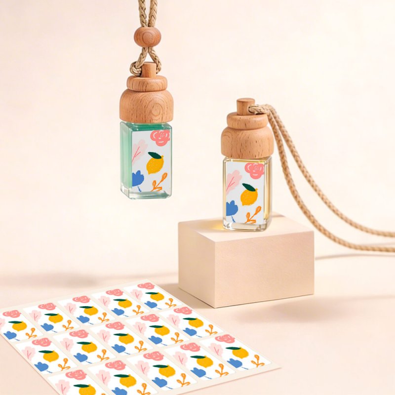 Pegatinas primavera para ambientador de coche