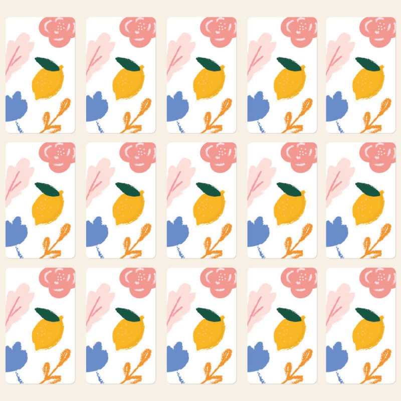 Pegatinas primavera para decorar ambientador de coche