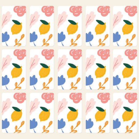 Pegatinas primavera para decorar ambientador de coche