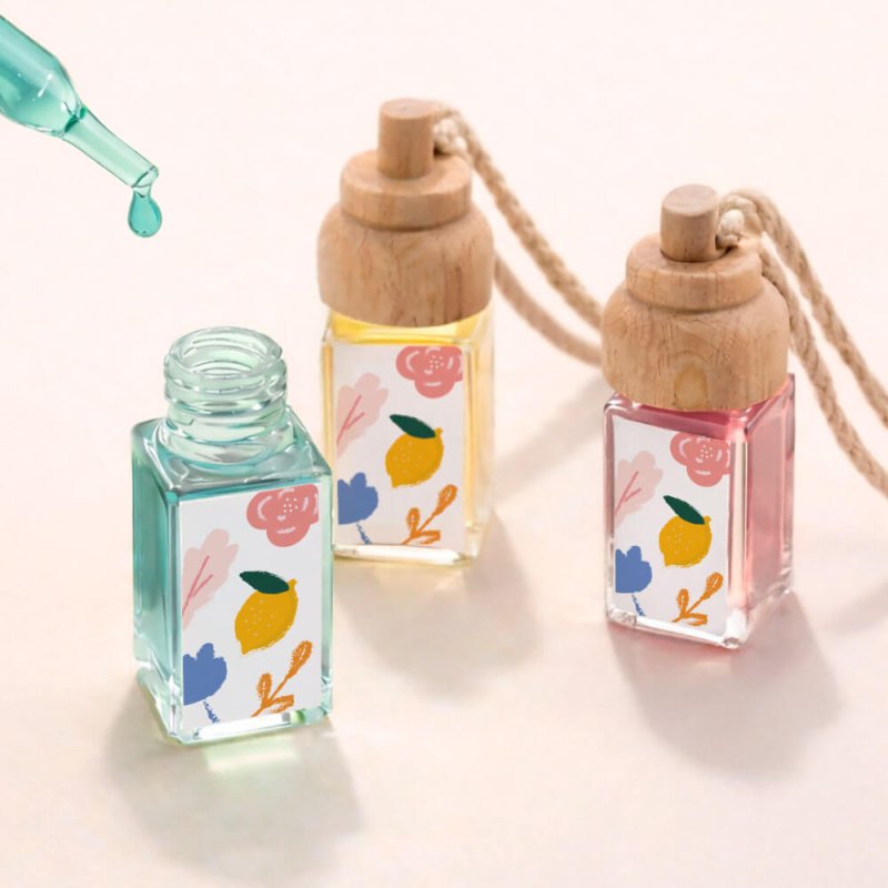 Pegatinas para decorar ambientador de coche