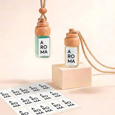 Pegatinas aroma para ambientador de coche