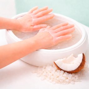 Cera para fisioterapia de coco