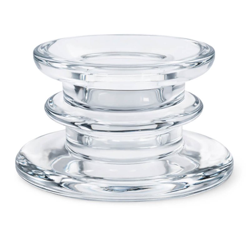 soporte  de cristal para velas