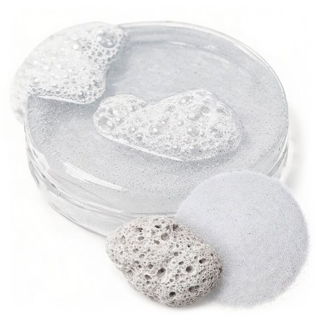 Partículas exfoliantes piedra pómez