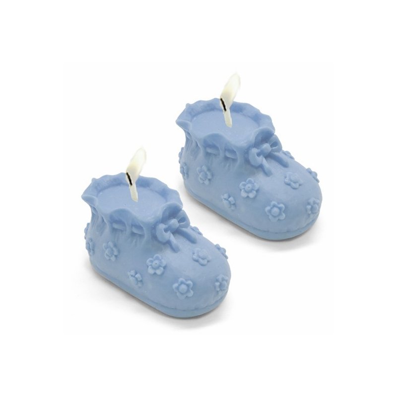 Moldes para velas 3D botas de bebe