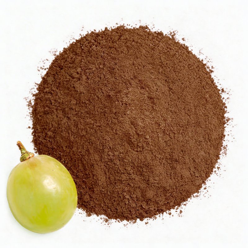 Particulas de piel de uva