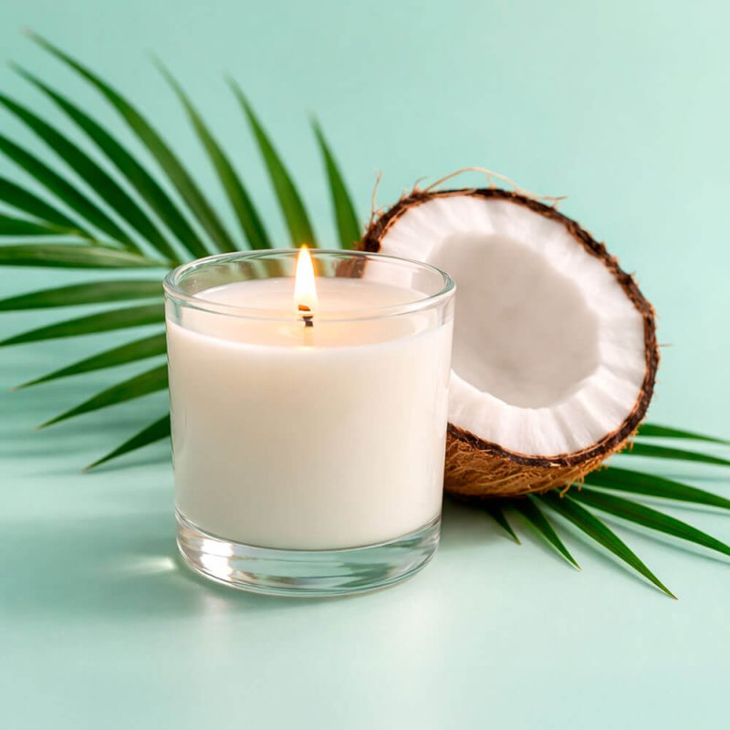 Cera de coco velas