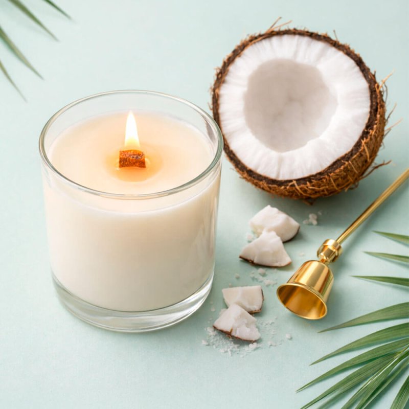 Cera de coco para velas