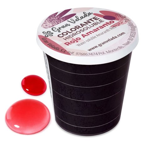 Colorante rojo amaranto hidrosoluble polvo