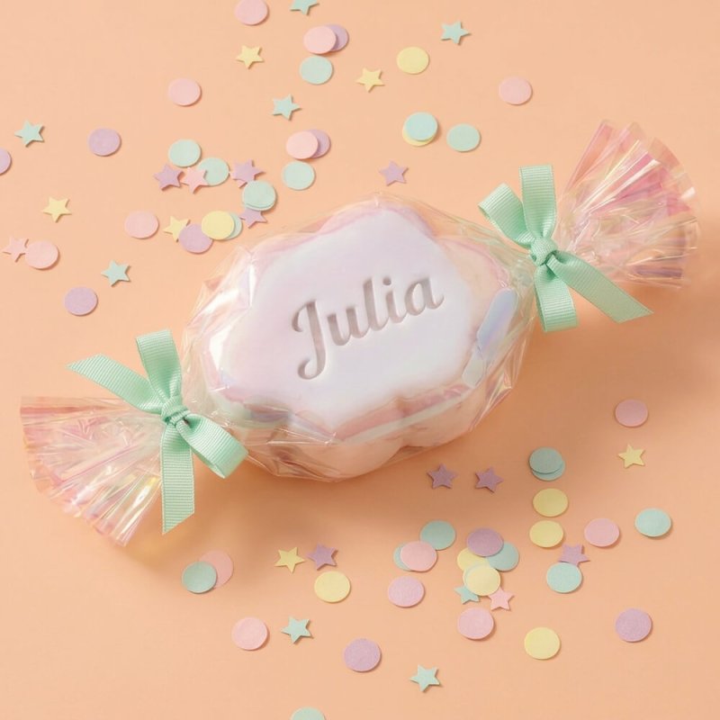 Celofán cortado iridiscente para envolver