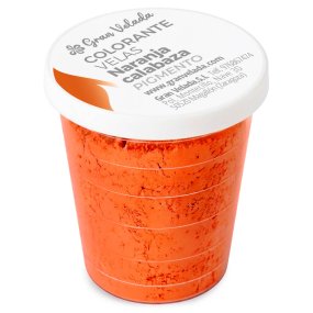 Bougie colorante orange pigment de citrouille