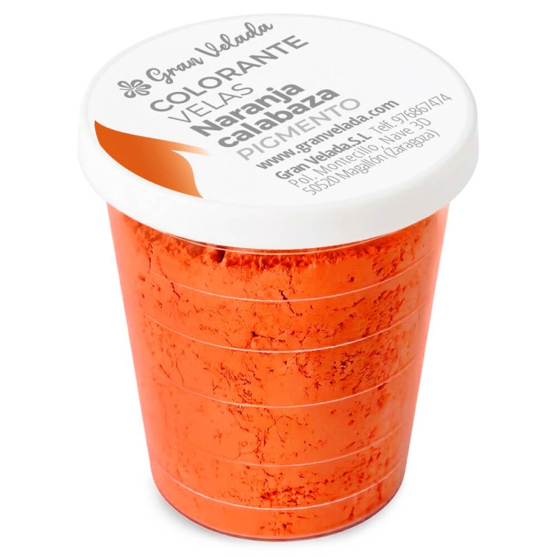 Colorante velas naranja calabaza pigmento