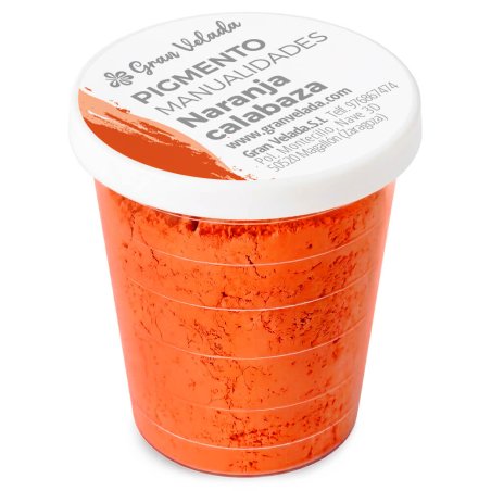 Pigmento naranja calabaza para manualidades