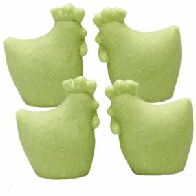 Molde de sabonetinhos 4 Galinhas de Pascoa