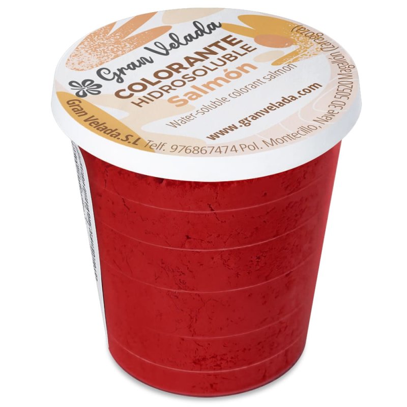 Colorante polvo salmón hidrosoluble