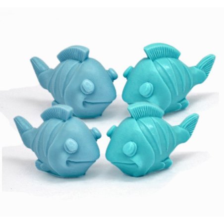 Moule en silicone 4 Poissons de rivière - 3