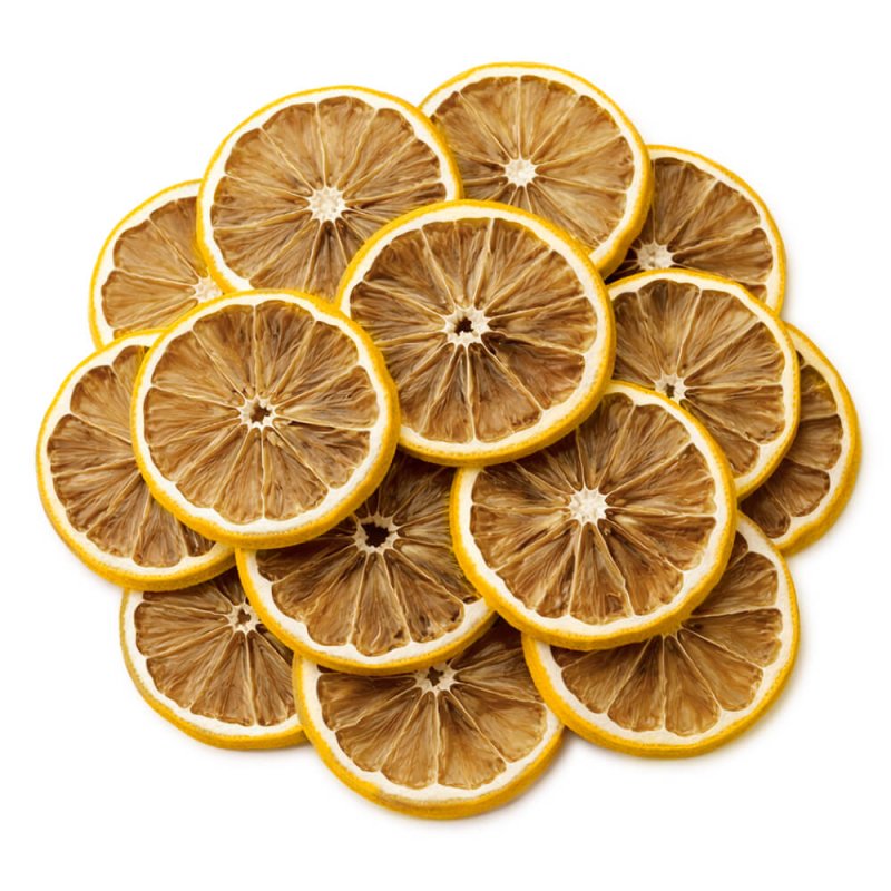 Rodajas de limón deshidratado