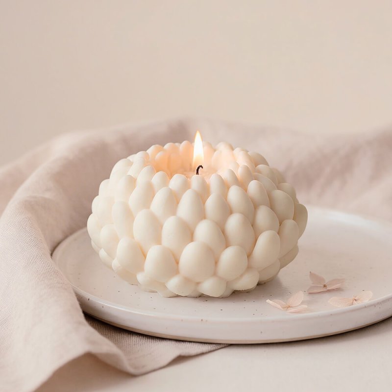 Molde velas crisantemo pequeño