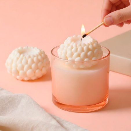 Molde velas mini crisantemo