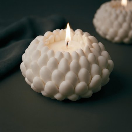 Molde velas crisantemo pequeño para jabón